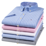 Gideon | Klassisk mønstret skjorte i bomuld