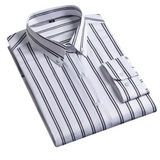 Levi | Elegant stribet herreskjorte