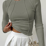 Amy™ - Langærmet, Figursyet Top