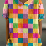 Sofia™ | Farverig og komfortabel bluse