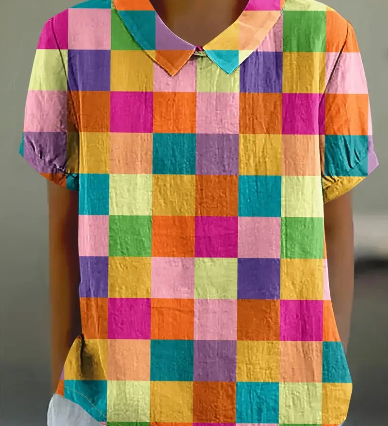 Sofia™ | Farverig og komfortabel bluse