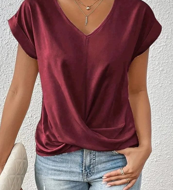 Freja | BLUSE Elegant bluse med detaljer