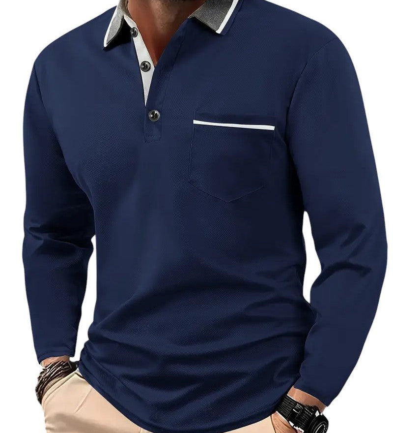 Klassisk Langærmet Polo