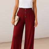 INES | Linnedbukser med høj talje