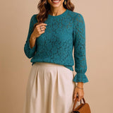 Astrid | BLUSE Elegant blonder