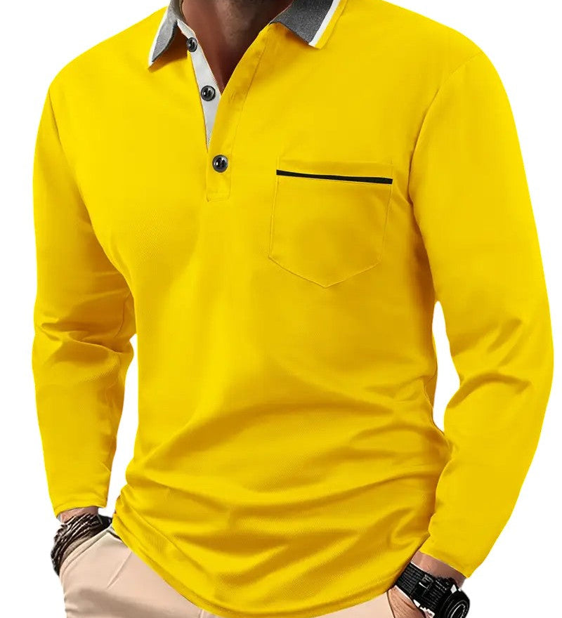 Klassisk Langærmet Polo