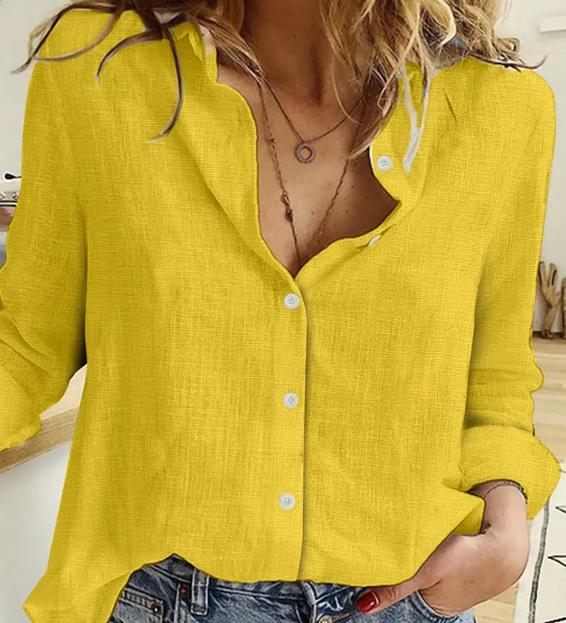 INGRID™ LINNEBLUSE | Let og stilfuld