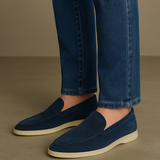 Fins Suede Loafers – Intens Blå