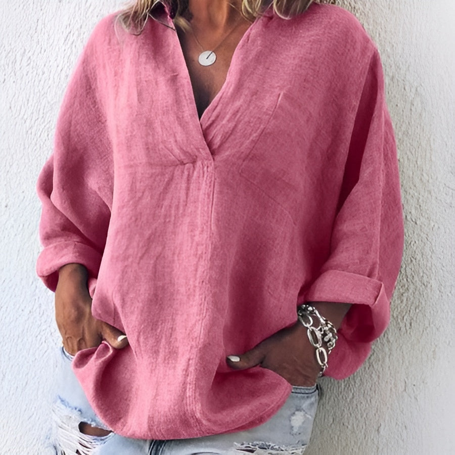 Frida – Luftig og behagelig top i og hør