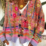 Petal™ – Blomstret cardigan med broderi
