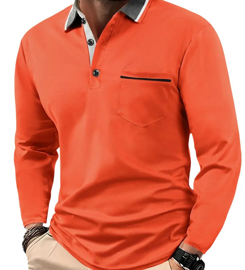 Klassisk Langærmet Polo