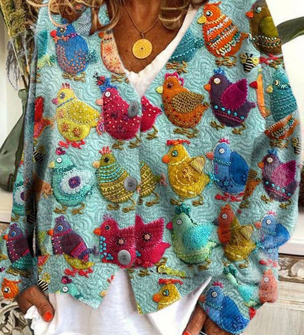 Petal™ – Blomstret cardigan med broderi