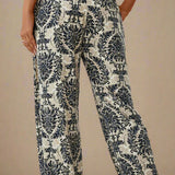 LIVA BUKSER | Kunstnerisk Mønster & Afslappet Elegance