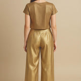 LYS | Løse, elegante og skinnende bukser