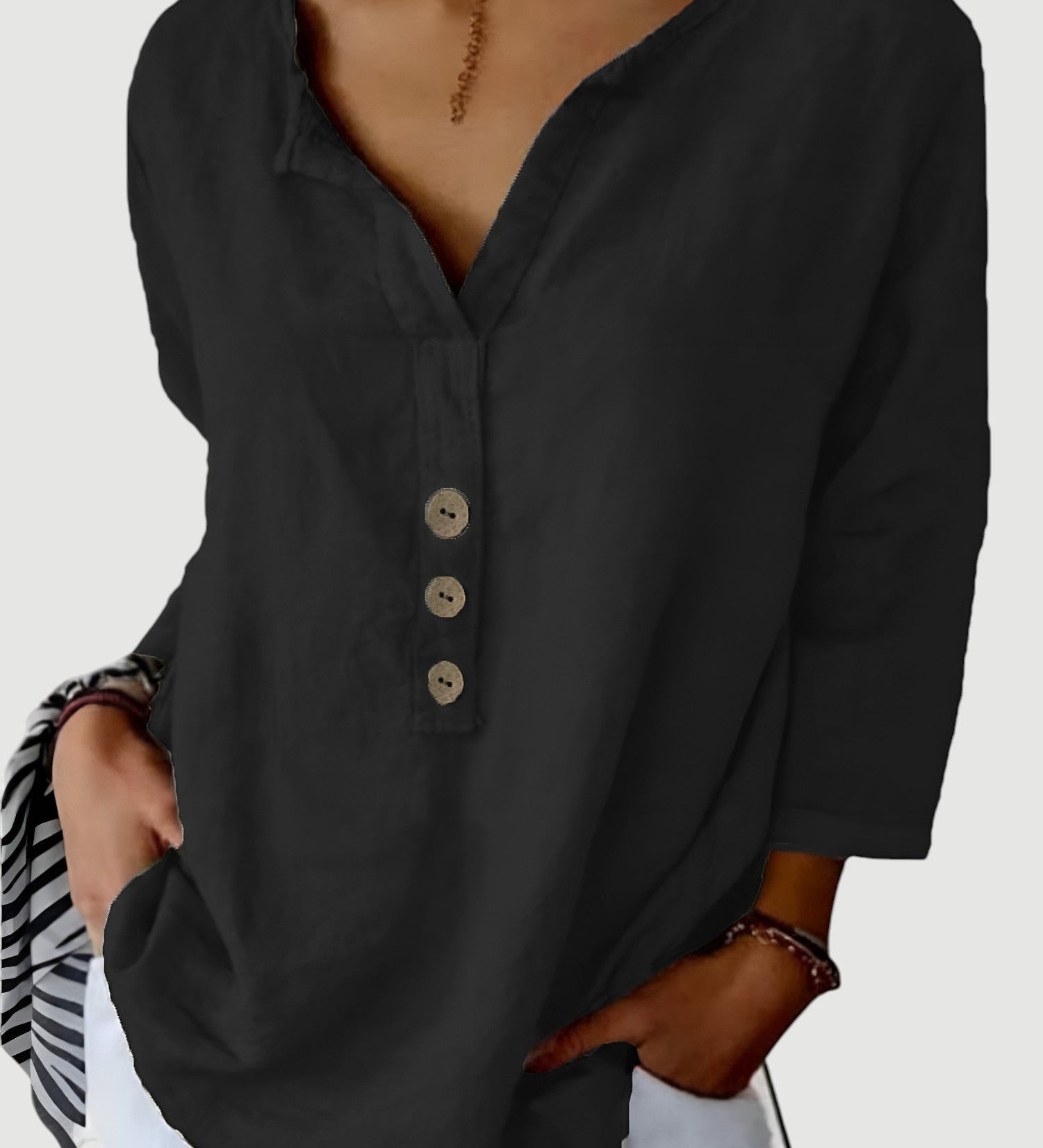 Vilma | Luftig og behagelig top i hor