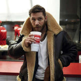 Kristian | Premium jakke i shearling-stil