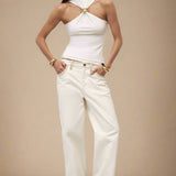 Doria | Top med elegant guldringdetalje