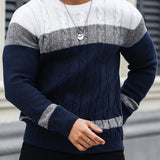 Jesper | Elegant patchwork sweater