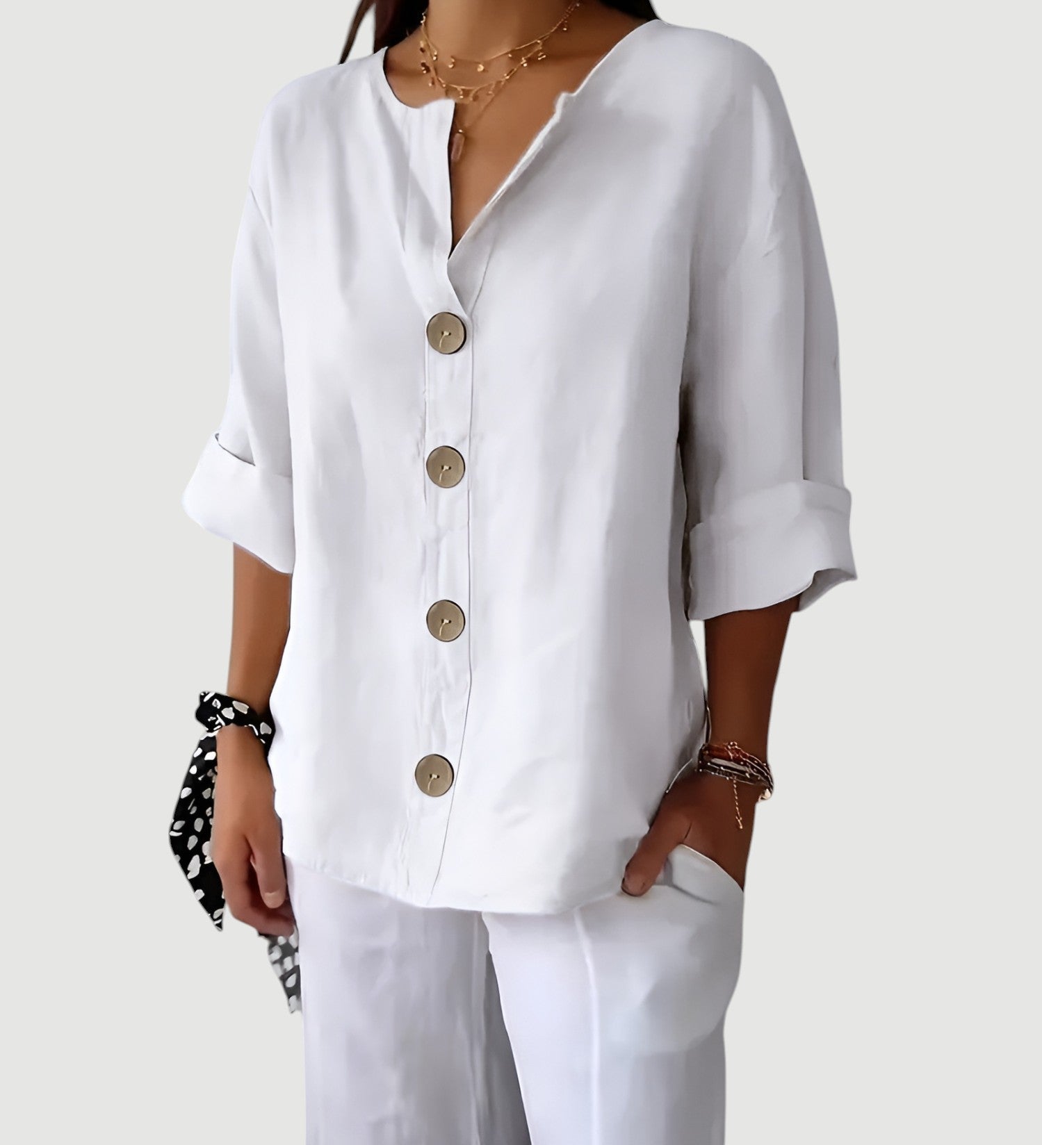 Alma | Luftig og behagelig top i hor