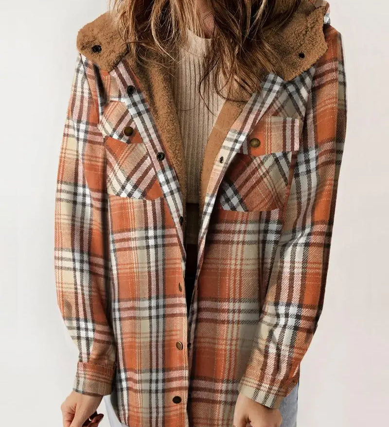 Wivian | Hygge Ternet Jakke med Fleecefor