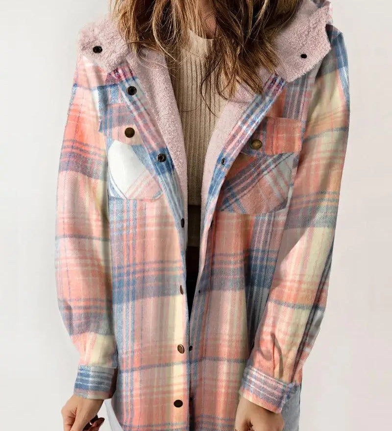 Wivian | Hygge Ternet Jakke med Fleecefor