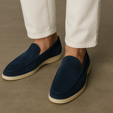 Fins Suede Loafers – Intens Blå