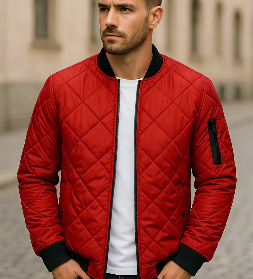 Han vatteret forårsjakke | Let og stilfuld