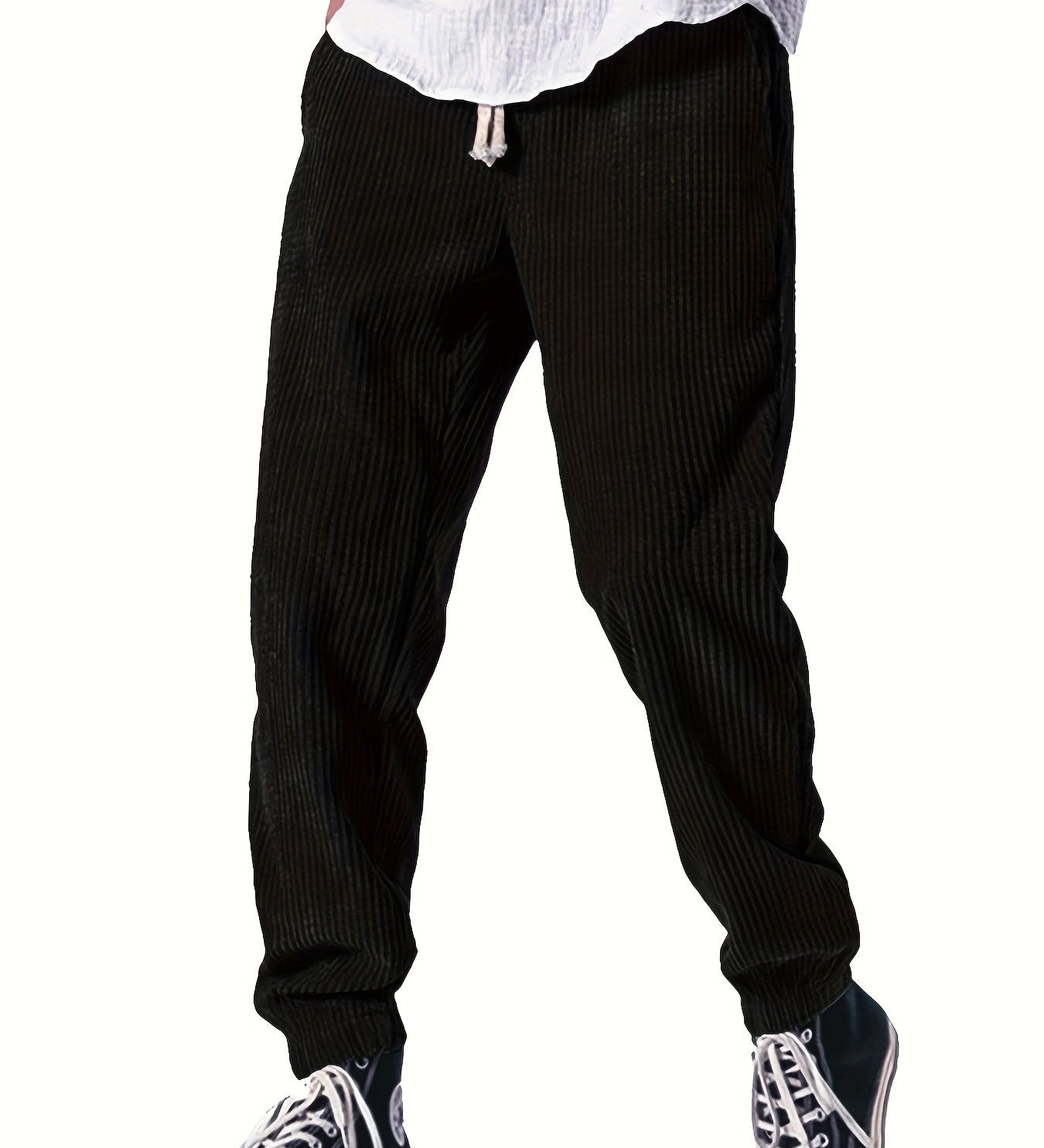 Esben | Herre Casual Og Behagelige Stribede Bukser