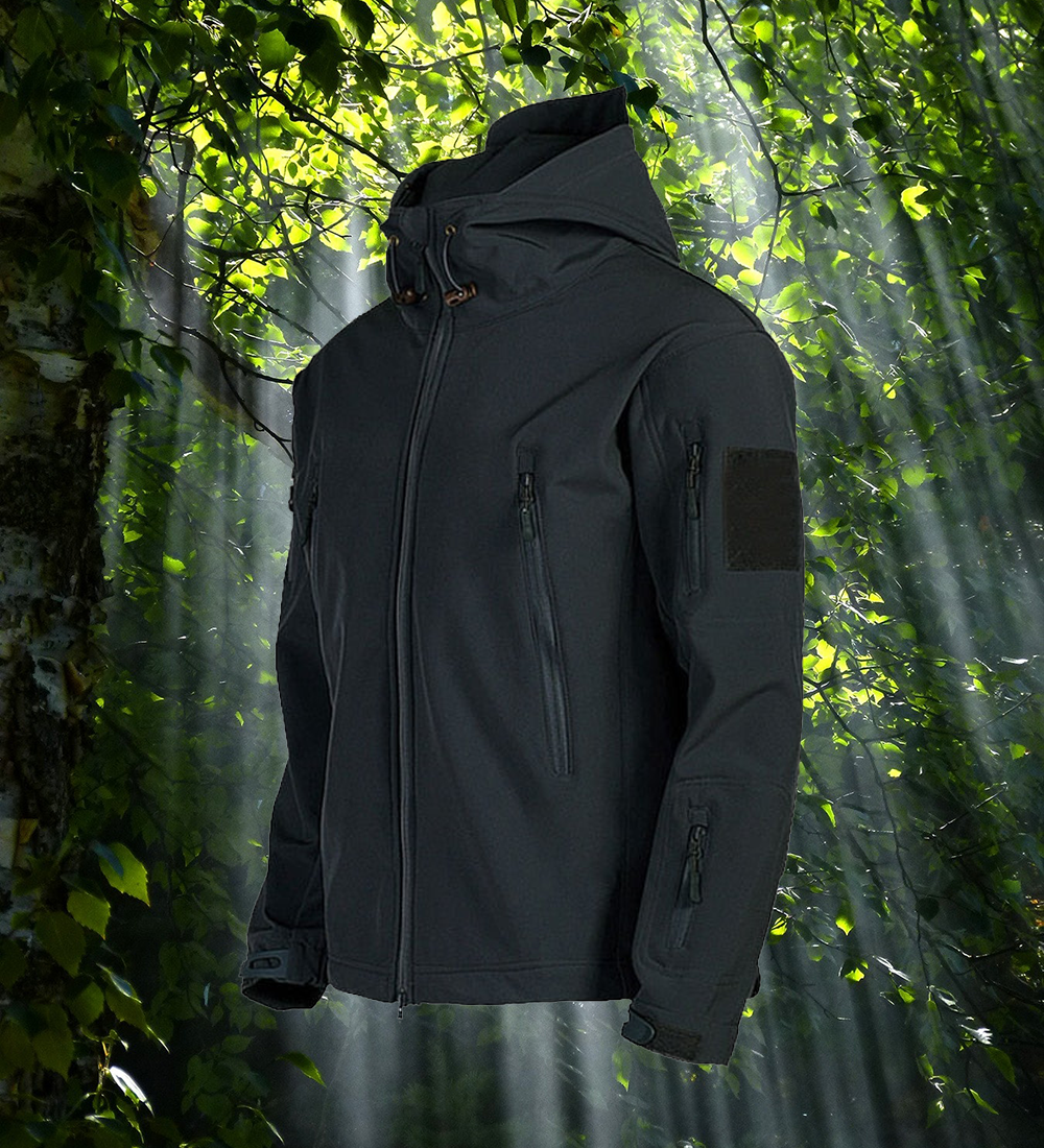 Peder | Herre Taktisk Softshelljakke Med Flere Lommer