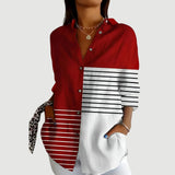 Fenja™ | Bluse med farverigt design