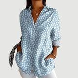 Svala™ | Bluse med farverigt design