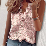 Clara™ – Luftig og elegant bluse med flæser