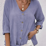 Sanne™ – Tidløs hørbluse til enhver sommerdag