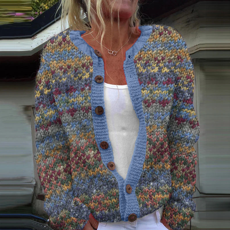 Lotte™ – Let cardigan med legende print