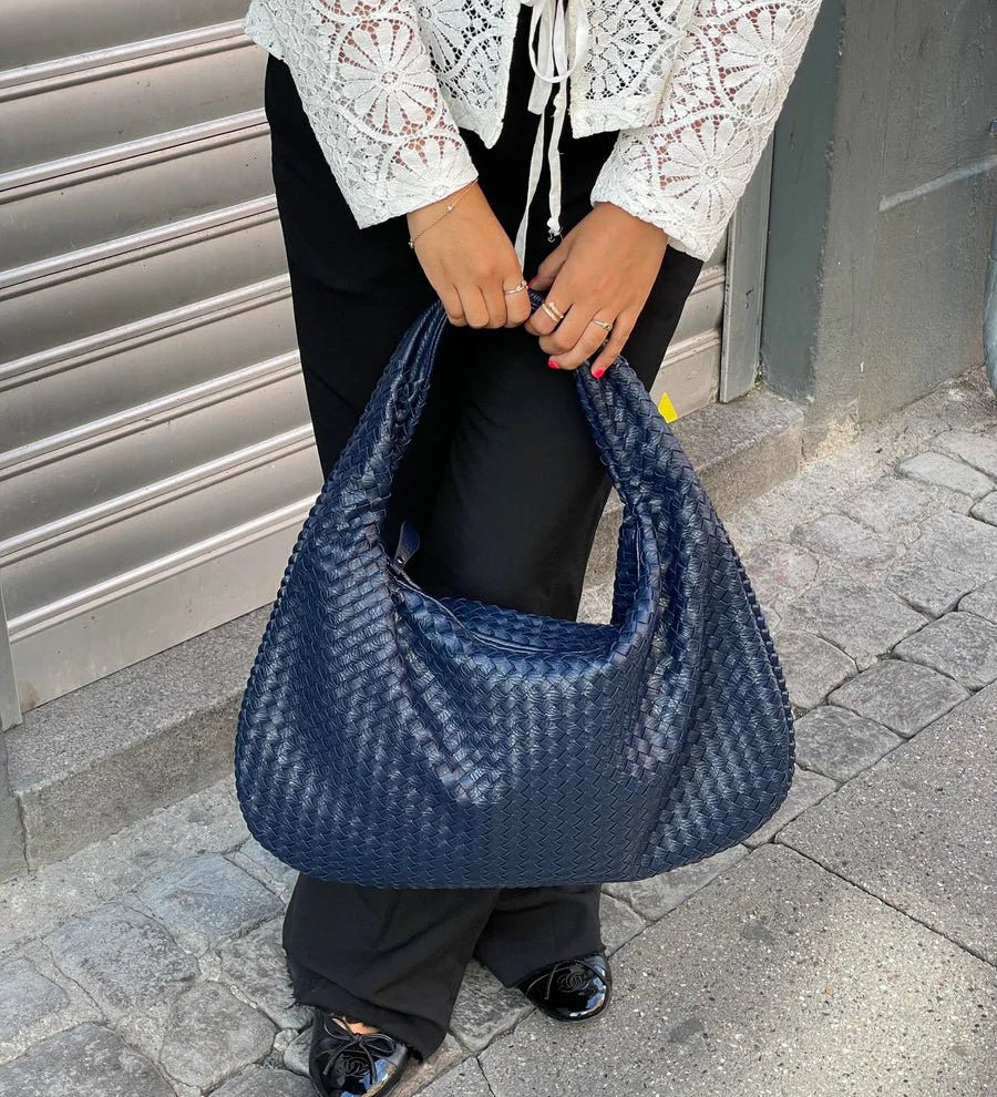 Mimi | Stilfuld Vævet Tote Taske