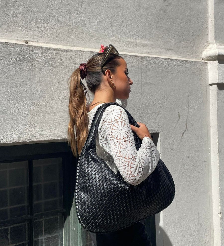 Mimi | Stilfuld Vævet Tote Taske