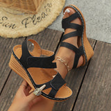 Freja™ – Moderne kilehælsandaler med komfortabel fodseng